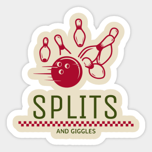Splits and Giggles Sticker